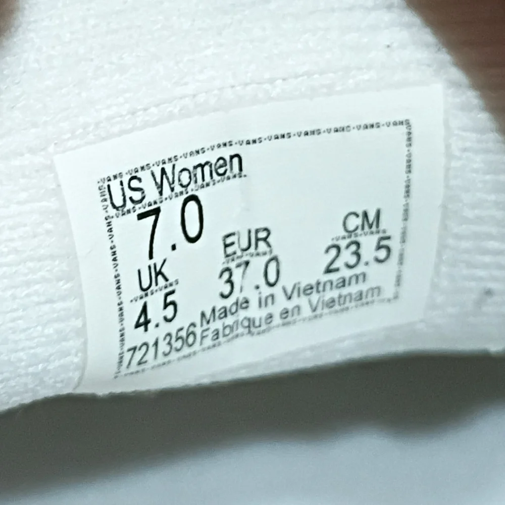 Vans Cream Classic Slip-on Deluxe Comfort Women's Shoes - Picture 11 of 11